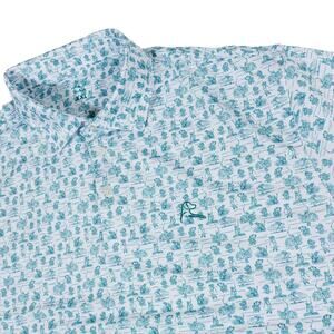 Rhoback X Jack Nicklaus Limited Edition Print Performance Golf Polo Shirt XXL